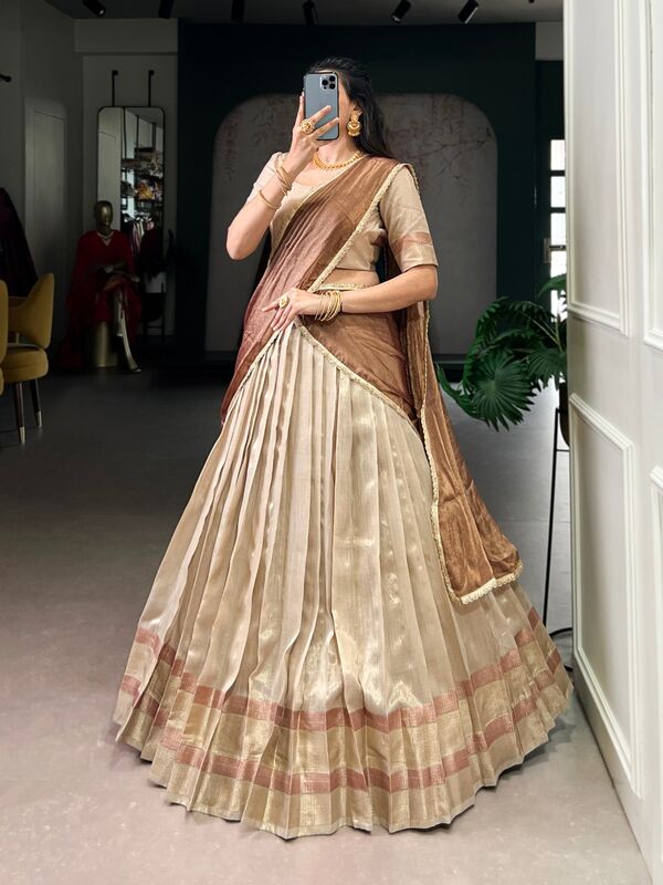 Dupion Silk Lahenga
